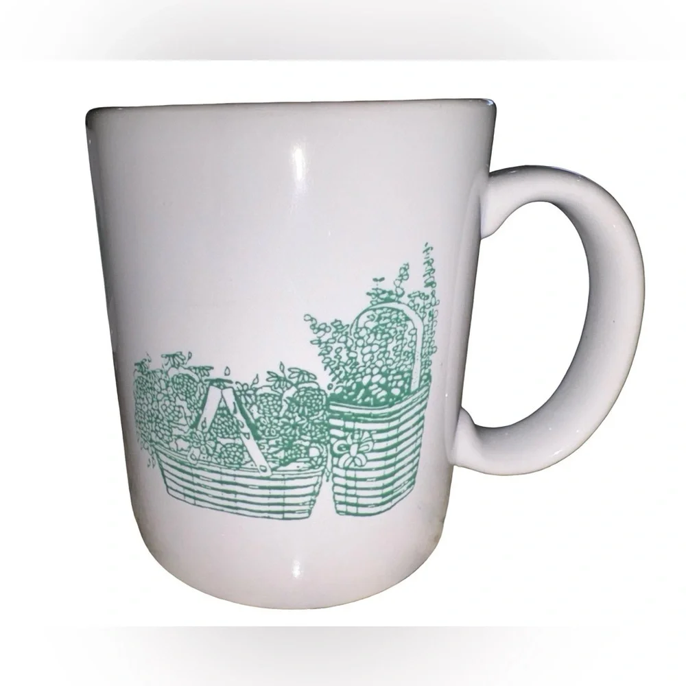 Longaberger Basket Mugs Set of 3 Vintage Made in USA Consultant Gift Coffee Cups
